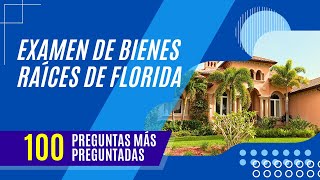 Examen de Bienes Raíces de Florida 2026 80 Preguntas Más Frecuentes