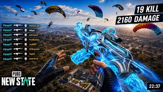 SOLO VS SQUAD 🔥 PUBG NEW STATE 90 FPS | MAX Graphics | 19 KILLS & 2160 DAMAGE GAMEPLAY screenshot 2