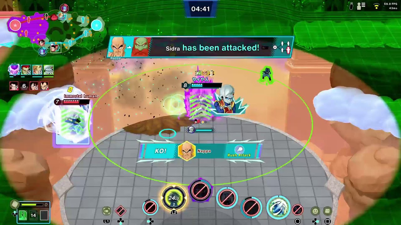 Dragon Ball Gekishin Squadra Gameplay