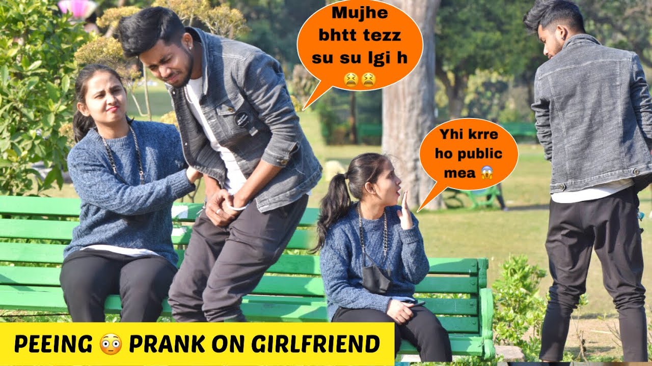 Peeing 😳 Prank On Girlfriend Gone Extremely Funny Anubhav Raj