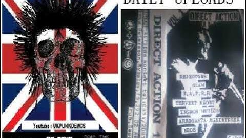 DIRECT ACTION 1 (1984) compilation tape : UK Punk Demos