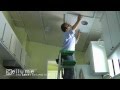 Ceilinglink grid and ceilume ceiling tile installation time lapse