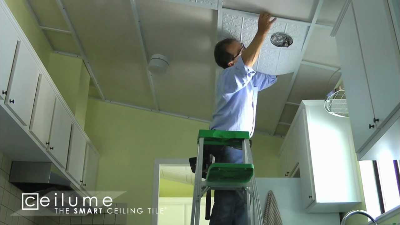 Ceilume Ceiling Tile Installation