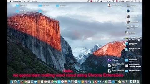 Chrome Extensions - How to Make WordCloud