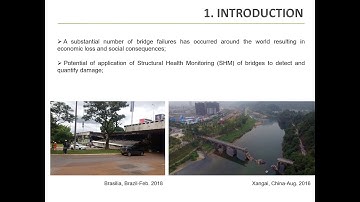Damage detection in a reinforced concrete bridge applying wavelet transform