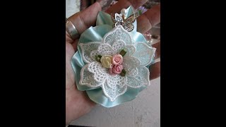 Stunning Shabby Chic Flower Tutorial - jennings644