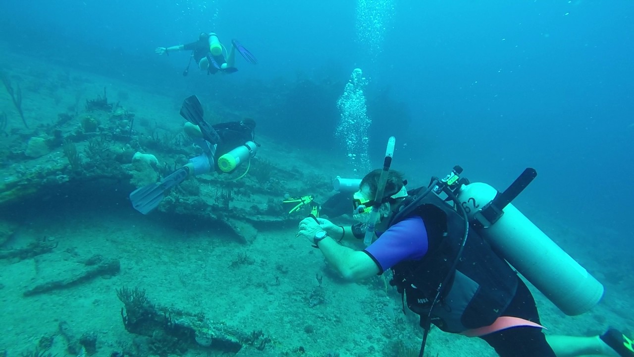 2016 12 05 Scuba Diving Tortola BVI RMS Rhone YouTube
