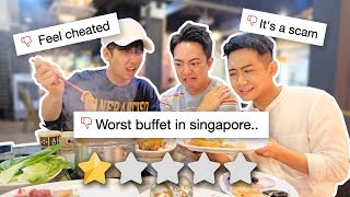 Eating at the WORST REVIEWED BUFFET in Singapore screenshot 5