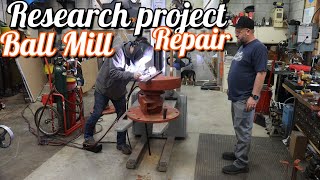 Old Research Ball Mill Repair with my buddy Matt