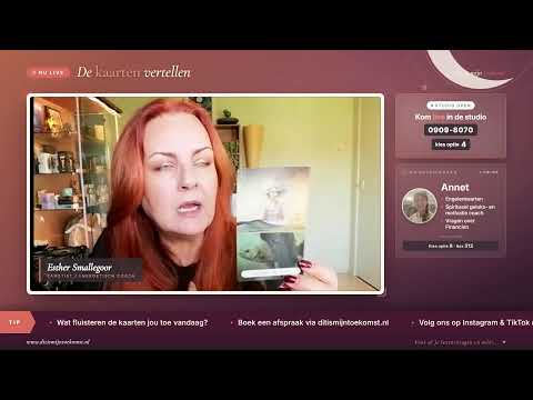 Woensdag 1 juli Esther Smallegoor in De Kaarten Vertellen