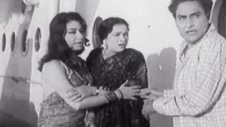 Ashok Kumar और विलन की भागदौड़ | Aadhi Raat Ke Baad | Bollywood Movies