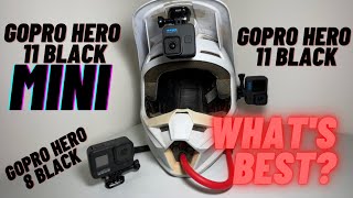 GoPro Hero 11 Black MINI vs 11 Black vs 8 Black