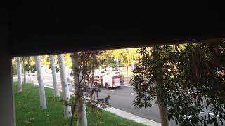 OCFA Engine 4 Responding