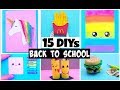 MAKING 15 AMAZING DIY School Supplies, Notebooks & Desk Organization COMPILATION!