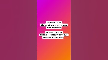 www.vauditors.in File your INCOME TAX FY 2020-21 AY 2021-22