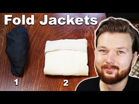 2 Clever Ways to Fold Jackets (and Save Space)