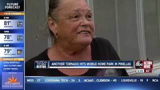 Tornado damages multiple mobile home parks in Pinellas County