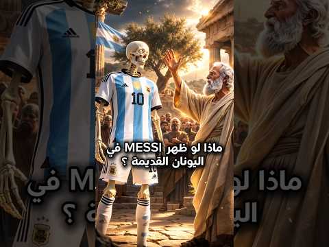 ماذا لو ظهر ليونيل ميسي فجأة في اليونان القديمة        