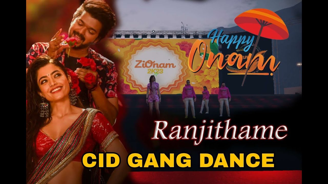 Ranjithame....💕 CID GANG DANCE ZiOnam 2k23 FEST🌸