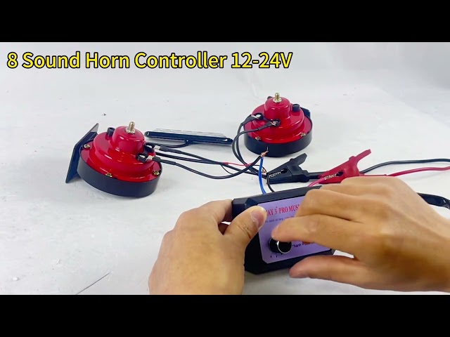 12-24V Air Snail Horn Controller 8 sounds class=