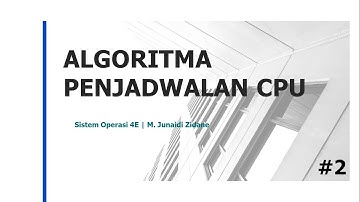 Algoritma Priority Scheduling & Round Robin Pada CPU || Sistem Operasi