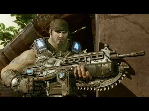 Gears of War 3 - Act 3 Chapter 4 - Ghost Town - XBOX Series X Gameplay