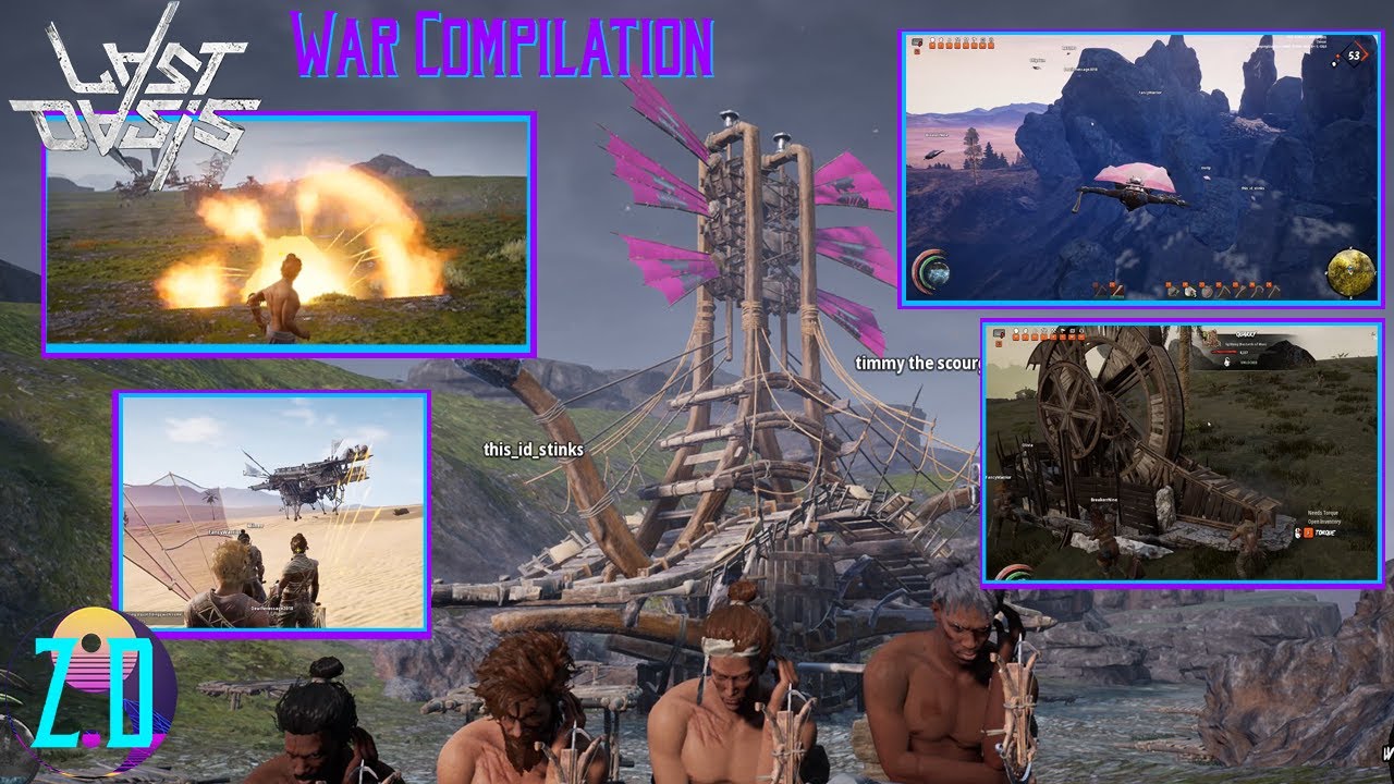 Last Oasis War Compilation | Small clan beat unbeatable odds