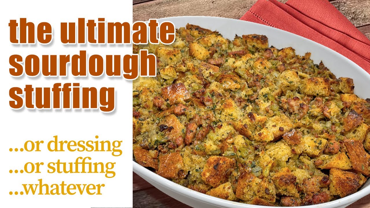 The Ultimate Sourdough Stuffing - DAM That's Good! - YouTube