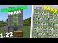 How To Make Starter Easiest Sugarcane Farm Tutorial Minecraft 1.22
