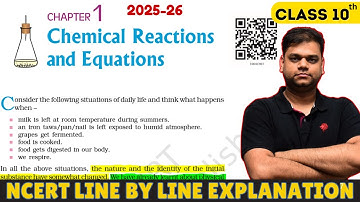 Chemical Reactions and Equations - Class 10 Science Chapter 1 | 2025-26 Session | Full Chapter