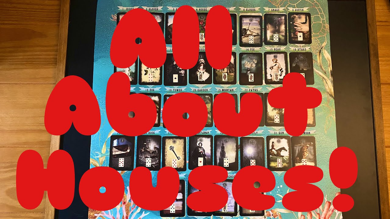 Lenormand Grand Tableau Houses Explained! YouTube