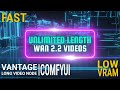Unlimited Length AI Video Generation in ComfyUI with Vantage Long Wan Video Custom Node
