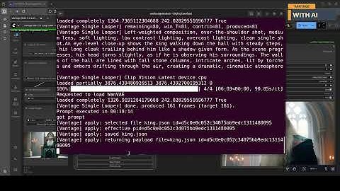 Unlimited Length AI Video Generation in ComfyUI with Vantage Long Wan Video Custom Node