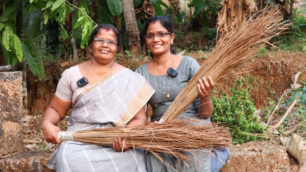1 രൂപ പോലും ചിലവില്ലാതെ ഇത് നമുക്കും ഉണ്ടാക്കിയാലോ | Traditional Broom Making | Cheerulli Media