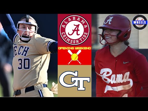 #16 Alabama vs Georgia Tech (G2) | 2026 College Softball Highlights