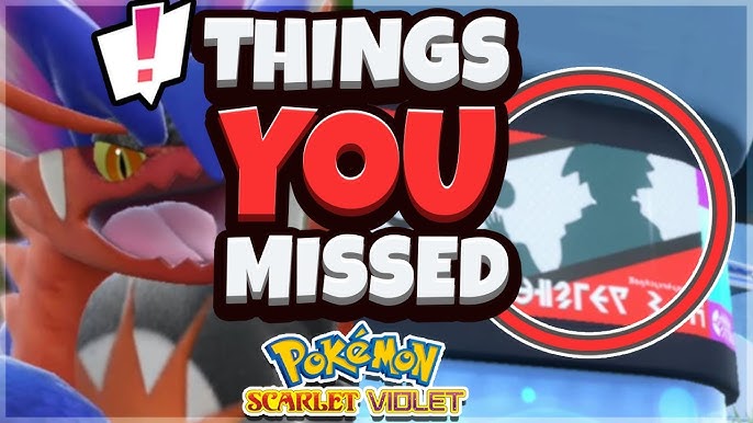 aDrive on X: The Gen9 Things You missed and Secrets for Pokemon Scarlet  and Pokemon Violet! Don't miss this breakdown:  # Pokemon #PokemonGen9 #PokemonScarletViolet RTs appreciated!   / X