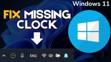 How to Fix Disappeared Clock from Taskbar on Windows 11