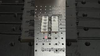 Security #seal#production with #laser #Printing #manufacturing #machine #plastic seal #security