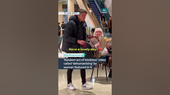 ‘Random act of kindness’ video called ‘dehumanising’ by woman featured in it