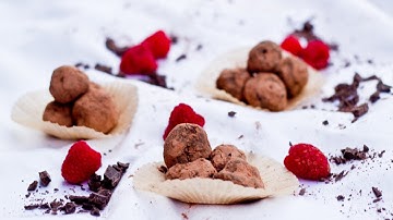 Chocolate Raspberry Truffles | Tasty Memories | Just Eat Life