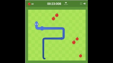 Google Snake Speedrun Classic Mode Slow 25 Apples 5 Apples Standard 26.214s [PB] #gaming