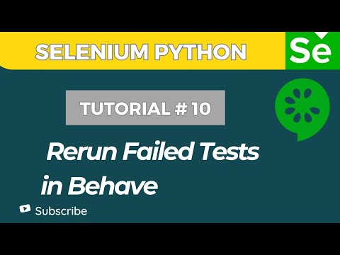 How to Rerun Failed Tests in Python Behave BDD