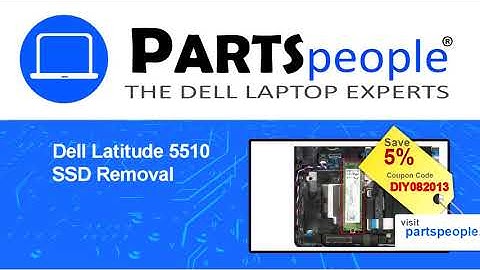 Dell Latitude 5510 (P80F002) M.2 SSD How-To Video Tutorial
