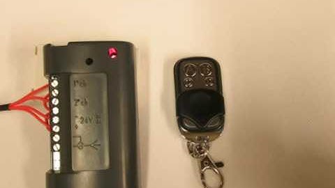 BENINCA TO GO 2WV Programming from receiver