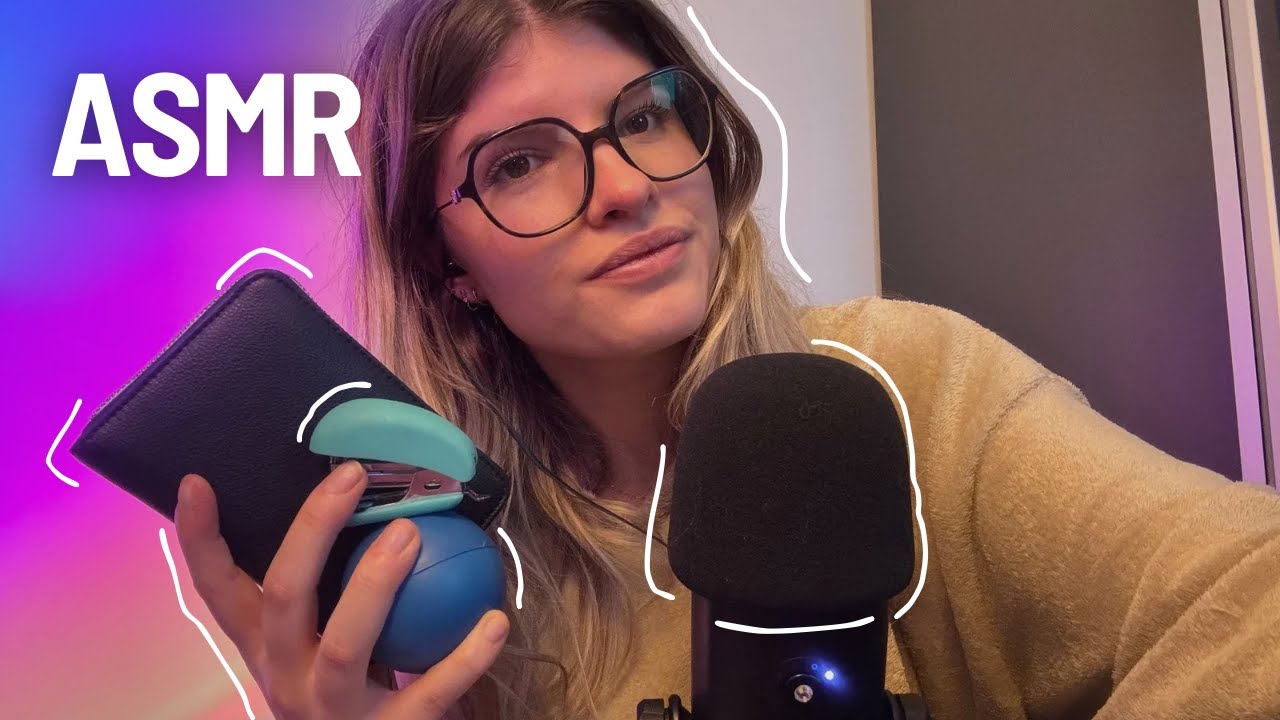 ASMR l Triggers 100% bleus (100% de chance de dormir) 🫐🩵