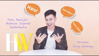 Belajar Bahasa Isyarat Bareng Surya Sahetapy
