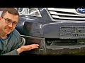 Ремонт за 90 минут. Устранение повреждений после удара на бампере. Subaru Outback.