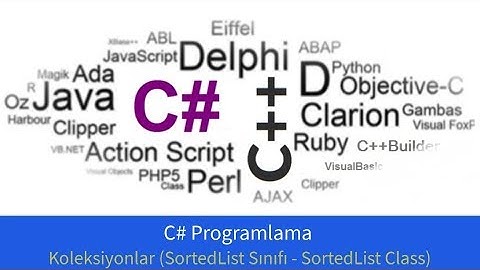 C# Programlama (Koleksiyonlar - SortedList Sınıfı,   Collections - SortedList Class)