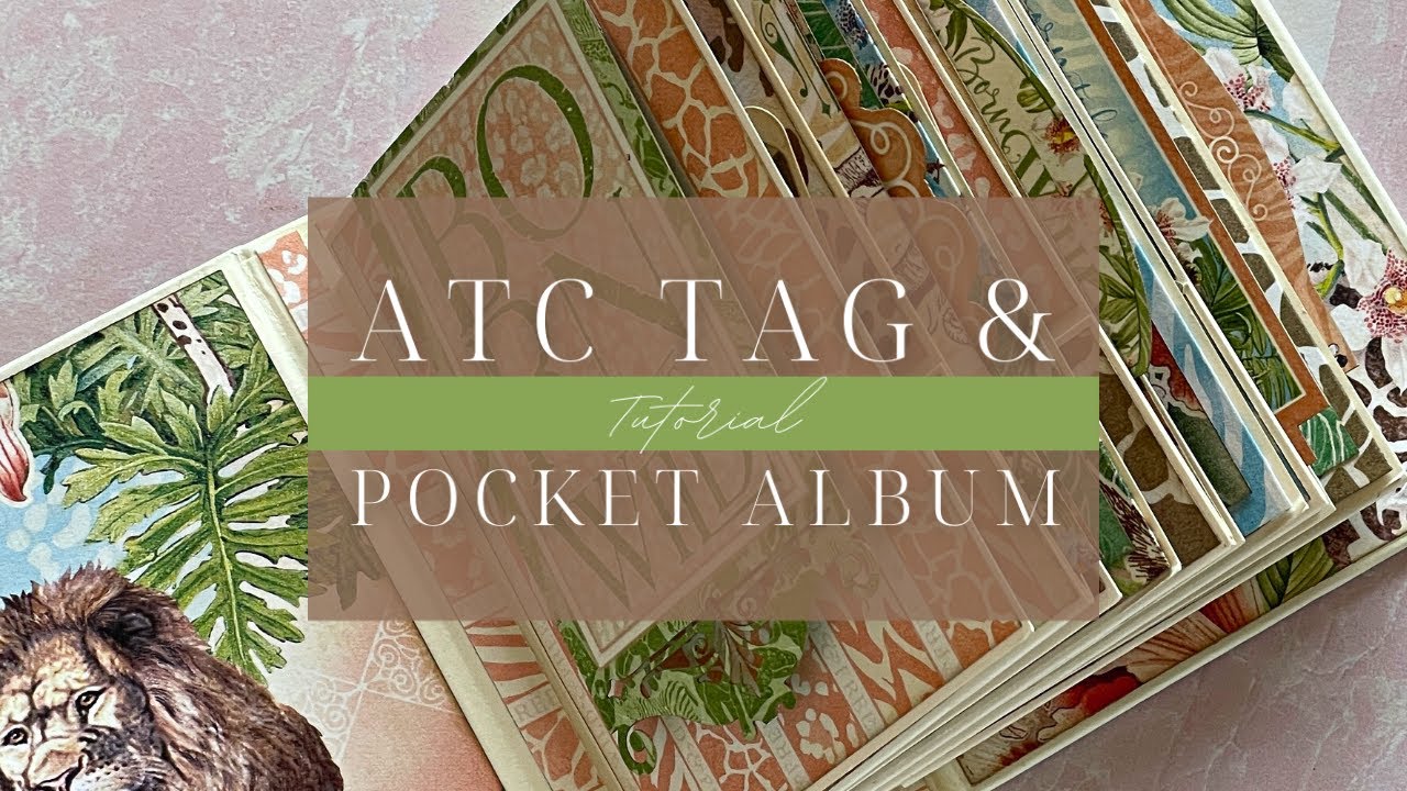 HOW I DECORATED MY GRAPHIC 45 ATC TAG AND POCKET ALBUM USING PORTRAIT OF A  LADY FROM GRAPHIC 45 