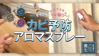 殺菌抗菌効果のあるティートリー精油で作ったアロマスプレーの作り方です。イヤ～なカビを予防してよい香りでお過ごしください。